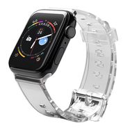 Silicone Strap Bracelet Bracelet Strap Light for Apple Watch 38 / 40 mm - Black, Hurtel