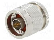 Adapter; N plug,SMA socket; Insulation: PTFE; 50Ω AMPHENOL RF