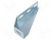 Floor bracket; 40mm; Holder mat: steel FATH