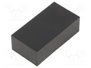 Enclosure: designed for potting; X: 29mm; Y: 54mm; Z: 17mm; black TEKO