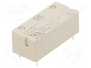 Relay: electromagnetic; DPST-NO; Ucoil: 5VDC; Icontacts max: 8A; ST 