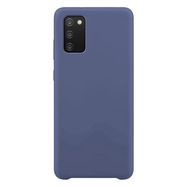 Silicone Case Soft Flexible Rubber Cover for Samsung Galaxy A03s blue, Hurtel