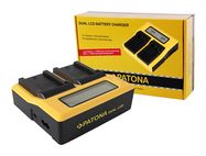 PATONA Dual LCD USB Charger for Sony NP-FZ100 A7 III A7M3 Alpha 7 III A7 R III A7RM3 Alpha 7 R III A9 Alpha 9 FZ100, PATONA