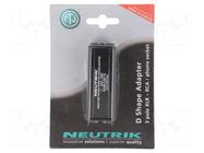 connector ADAPTER XLRM  PHONO F/R 1: 1 NEUTRIK