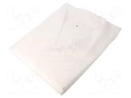 Coat; ESD; L (unisex); 1pcs; Features: disposable; white STATICTEC