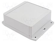 Enclosure: multipurpose; X: 160mm; Y: 160mm; Z: 62mm; 1555F; ABS; grey HAMMOND