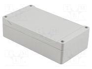 Enclosure: multipurpose; X: 90mm; Y: 160mm; Z: 45mm; 1555; ABS; grey HAMMOND