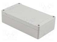 Enclosure: multipurpose; X: 90mm; Y: 160mm; Z: 45mm; 1555; grey; IP68 HAMMOND