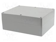 Enclosure: multipurpose; X: 240mm; Y: 300mm; Z: 120mm; 1554; ABS; grey HAMMOND