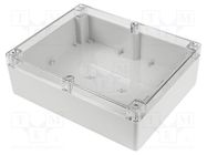 Enclosure: multipurpose; X: 240mm; Y: 300mm; Z: 95mm; 1554; grey; IP68 HAMMOND