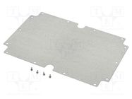 Mounting plate; steel HAMMOND