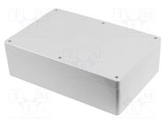 Enclosure: multipurpose; X: 200mm; Y: 300mm; Z: 90mm; 1554; ABS; grey HAMMOND