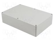 Enclosure: multipurpose; X: 160mm; Y: 240mm; Z: 60mm; 1554; ABS; grey HAMMOND