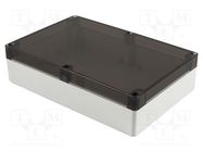 Enclosure: multipurpose; X: 160mm; Y: 240mm; Z: 60mm; 1554; grey; IP68 HAMMOND