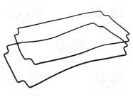 Gasket; for enclosures; Kit: rubber gasket x2; 2pcs. HAMMOND