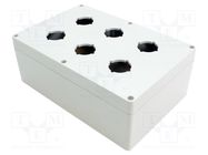 Enclosure: for remote controller; IP66; UL94-5V; X: 160mm; Y: 240mm HAMMOND