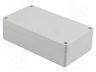 Enclosure: multipurpose; X: 90mm; Y: 160mm; Z: 45mm; 1554; grey; IP68 HAMMOND