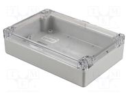 Enclosure: multipurpose; X: 120mm; Y: 180mm; Z: 45mm; 1554; grey; IP68 HAMMOND