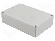 Enclosure: multipurpose; X: 120mm; Y: 180mm; Z: 45mm; 1554; grey; IP68 HAMMOND