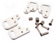 Wall mounting element; polycarbonate; 1554/1555; 4pcs. HAMMOND
