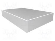 Enclosure: enclosure base; X: 203mm; Y: 305mm; Z: 51mm; 1444; natural HAMMOND