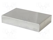 Enclosure: enclosure base; X: 178mm; Y: 279mm; Z: 51mm; 1444; natural HAMMOND