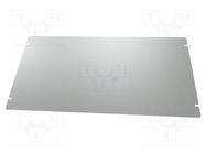 Mounting plate; steel; Series: 1441; grey HAMMOND