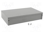 Enclosure: multipurpose; X: 152mm; Y: 254mm; Z: 51mm; 1412; steel HAMMOND