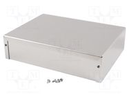 Enclosure: multipurpose; X: 152mm; Y: 203mm; Z: 51mm; 1411; aluminium HAMMOND