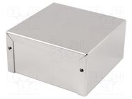 Enclosure: multipurpose; X: 102mm; Y: 102mm; Z: 51mm; 1411; aluminium HAMMOND