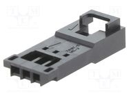 Connector: wire-wire; plug; male; SL; 2.54mm; PIN: 3; w/o contacts MOLEX