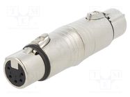 connector ADAPTER XLRF 5POLE  XLRF NEUTRIK