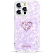 Kingxbar Epoxy Series case cover with original Swarovski crystals iPhone 13 Pro purple, Kingxbar