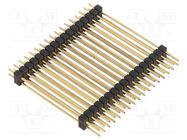 Connector: pin strips; pin header; male; PIN: 34; straight; 2.54mm FISCHER ELEKTRONIK