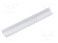 Profiles for LED modules; white; L: 2m; BEGTON12; aluminium TOPMET