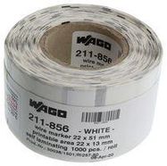 LABEL, 22 X 15MM, PVC, WHITE