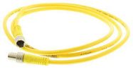 SENSOR CORD, 3P, M8 PLUG-RCPT, 1M