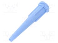 Needle: plastic; 1.25"; Size: 13; straight,conical; 2mm FISNAR