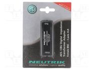 AES/EBU COUPLER MALE XLR/BNC NEUTRIK