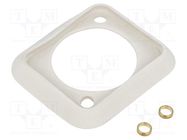 D-SIZE GASKET WHITE NEUTRIK