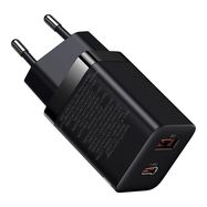 Baseus Super Si Pro fast charger USB / USB Type C 30W Power Delivery Quick Charge black (CCSUPP-E01), Baseus