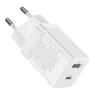 Baseus Super Si Pro USB / USB Type C Fast Charger 30W Power Delivery Quick Charge white (CCSUPP-E02), Baseus