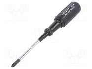 Screwdriver; Phillips; PH2; Blade length: 76mm; Overall len: 214mm ENGINEER