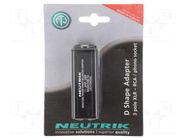 Male; socket; straight NEUTRIK