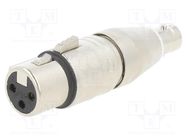 ADAPTER XLRF 2POLE  BNC NEUTRIK