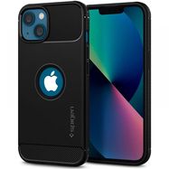 Spigen Rugged Armor iPhone 13 Case - Matte Black, Spigen