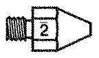 NOZZLE, METRIC, 1.0MM