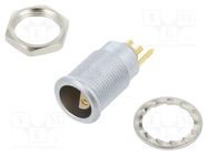 Connector: circular; 0S; socket; male/female; PIN: 2,2(1+1); 10A LEMO