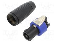 Connector: circular; soldering; female; speakON STX; 9÷16mm; 6mm2 NEUTRIK