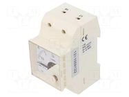 Ammeter; for DIN rail mounting; I AC: 0÷1.5A; True RMS; Class: 1.5 LUMEL